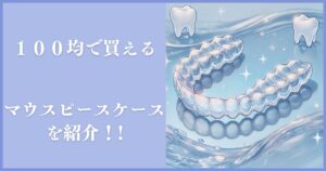 マウスピースケース 100均